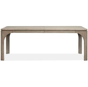 Braelyn Dorian Gray 108" Extendable Rectangular Dining Table