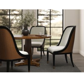 Eave Cream Upholstered Hostess Chair