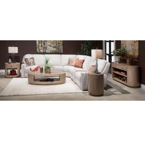 Westvale Chateau Brown Oval Sofa Table