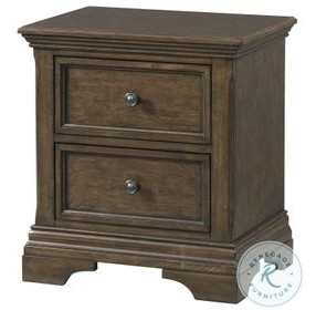 Olivia Rosewood 2 Drawer Nightstand
