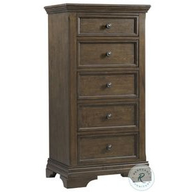 Olivia Rosewood Pier 5 Drawer Chest