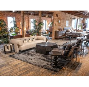 Bakio Black Round Side Table