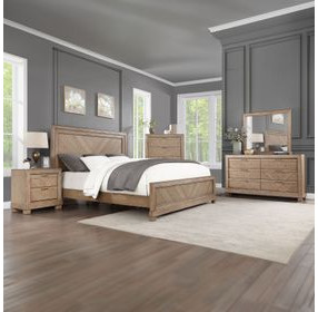 Montana Brown Low Profile Panel Bedroom Set
