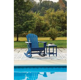 Sundown Treasure Blue Outdoor Rocking Chair