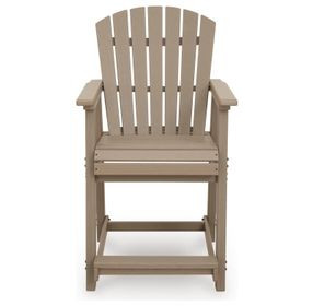 Sandy Dune Medium Brown Outdoor Bar Stool Set of 2