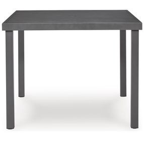 Point Bonita Gray 38" Square Outdoor Dining Table