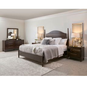 Oakridge Medley Piano Brown California King Poster Bed