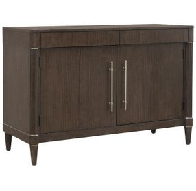 Oakridge Medley Piano Brown 2 Door Server with Storage Drawer