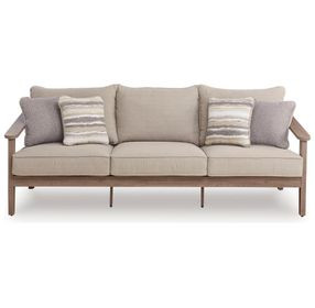 Francis Beach Gray Performance Fabric Outdoor Living Room Set