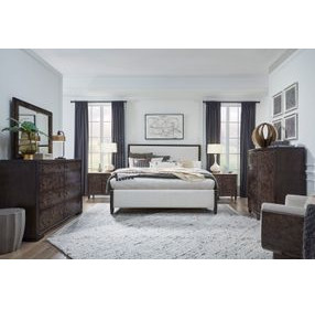 Timberlyn Espresso 5 Drawer Door Chest