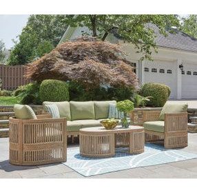 Moondance Beige Outdoor Rectangular Coffee Table