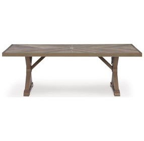 Carmel Bay Beige Outdoor Dining Room Set