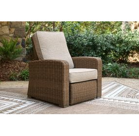 Carmel Bay Beige Outdoor Recliner