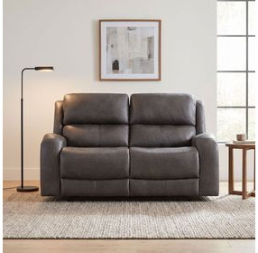 Pagosa Gray Double Reclining Loveseat