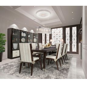 Paris Chic Espresso Dining Room Set