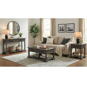 Hyde Charcoal Rectangular Sofa Table