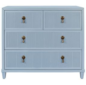 Pascal Light Blue 4 Drawer Chest
