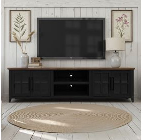 Providence Black and Bourbon 96" TV Stand
