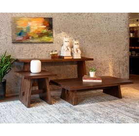 Acadia Coffee Bean Rectangular Console Table