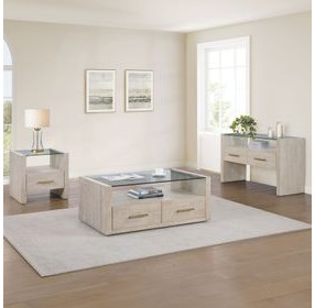 Garland Blonde Rectangular Ocassional Table