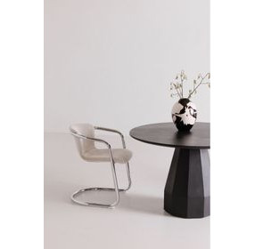 Freeman Blended Cream Upholstered Dining Chair Set of 2