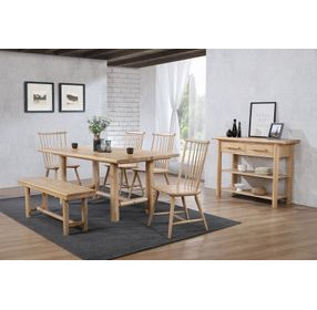 Pocono Manor Natural Rectangular Dining Room Set