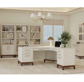 Pomona Soft White Open Bookcase