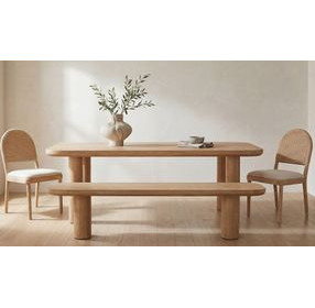 Anders Natural Small Dining Bench