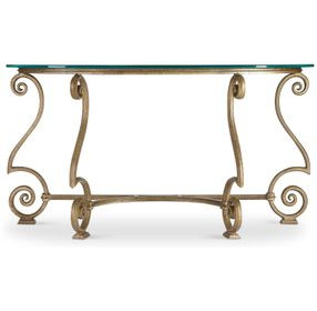 Solano Aged Bronze Console Table