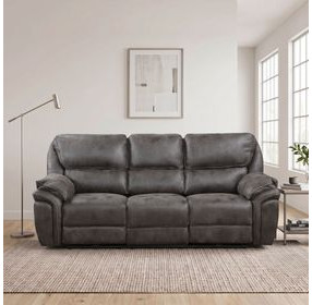 Proctor Gray Double Power Reclining Sofa