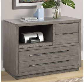 Pure Modern Soft Moonstone Functional File Cabinet