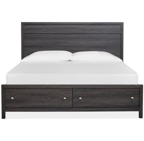 Merrifield Raisin Black Storage Panel Bedroom Set