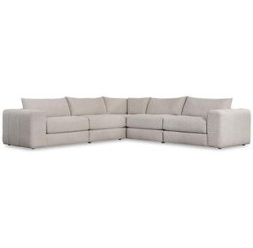 Vista Beige 5 Piece Sectional