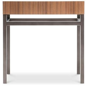 Collins Nocino and Black Oxide Square Side Table