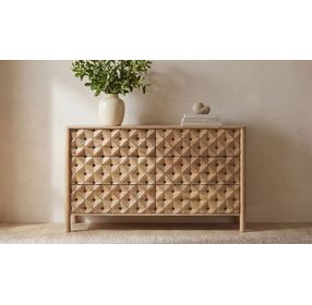 Fulton Natural 6 Drawer Dresser