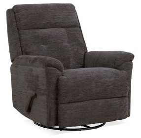 Sophisticated Steel Performance Fabric Swivel Gliding Recliner