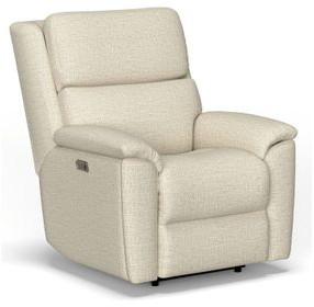 Porter Cream Power Recliner with Power Lumbar and USB Charging