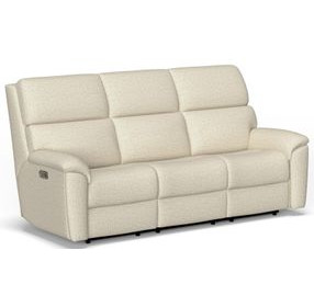 Porter Cream 87" Zero Gravity Power Reclining Sofa with Power Lumbar and USB Charging