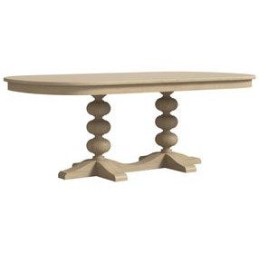 Haven Sun Oak 102" Extendable Rectangular Dining Table