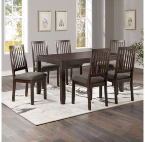 Yorktown Espresso 7 Piece Dining Set
