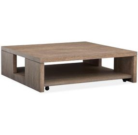 Conway Spiced Brown Square Cocktail Table