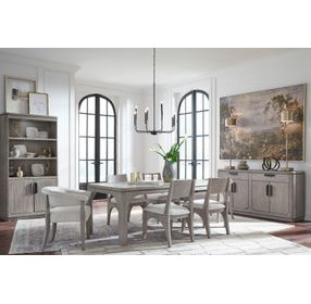 Braelyn Dorian Gray 108" Extendable Rectangular Dining Table