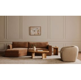 Louise Natural Free Form Occasional Table Set