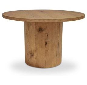 Hansen Rustic Oak Round Dining Room Set