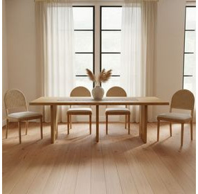 Claire Beige Upholstered Dining Chair Set of 2