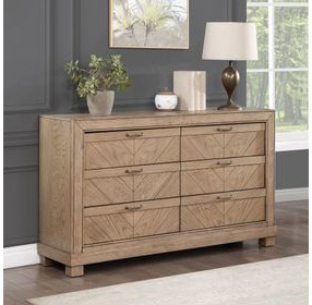 Montana Brown 6 Drawer Dresser