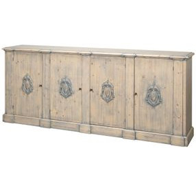 Crested Carmine Legno 4 Door TV Stand