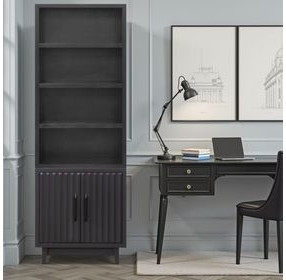 Radiance Black 2 Doors Cabinet