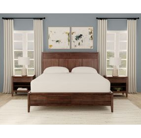 Ralston Dark Amber 1 Drawer Nightstand with USB Charging