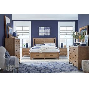 Foxrun Hollow Sierra Brown Storage Panel Bedroom Set